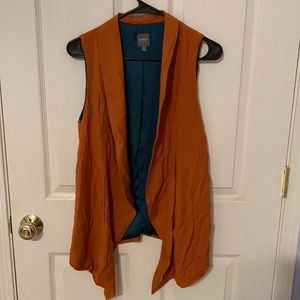 Burnt orange vest
